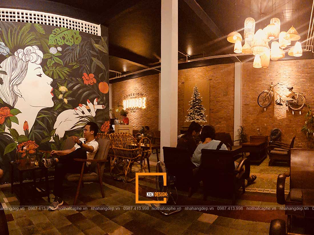 thiết kế quán cafe phòng trà